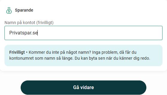 Namn på ditt ISK-konto.